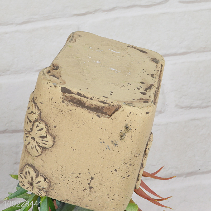 Hot Selling Small Artificial Succulent Plants Fake Potted Plants Faux Plant