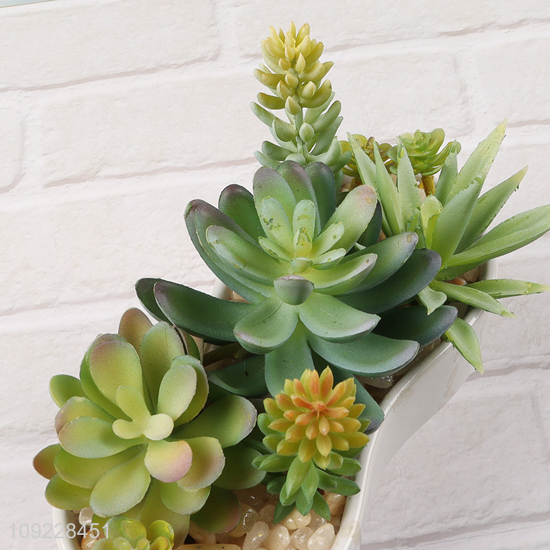 High Quality Fake Succulent Plants Artificial Potted Plants for Indoor Decor