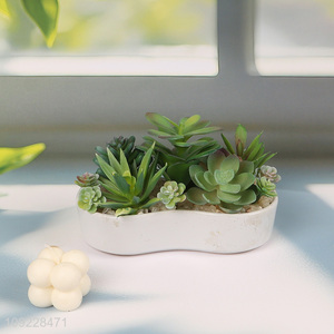 New Arrival Artitificial Succulent Potted Plants for Home Office Garden Decor