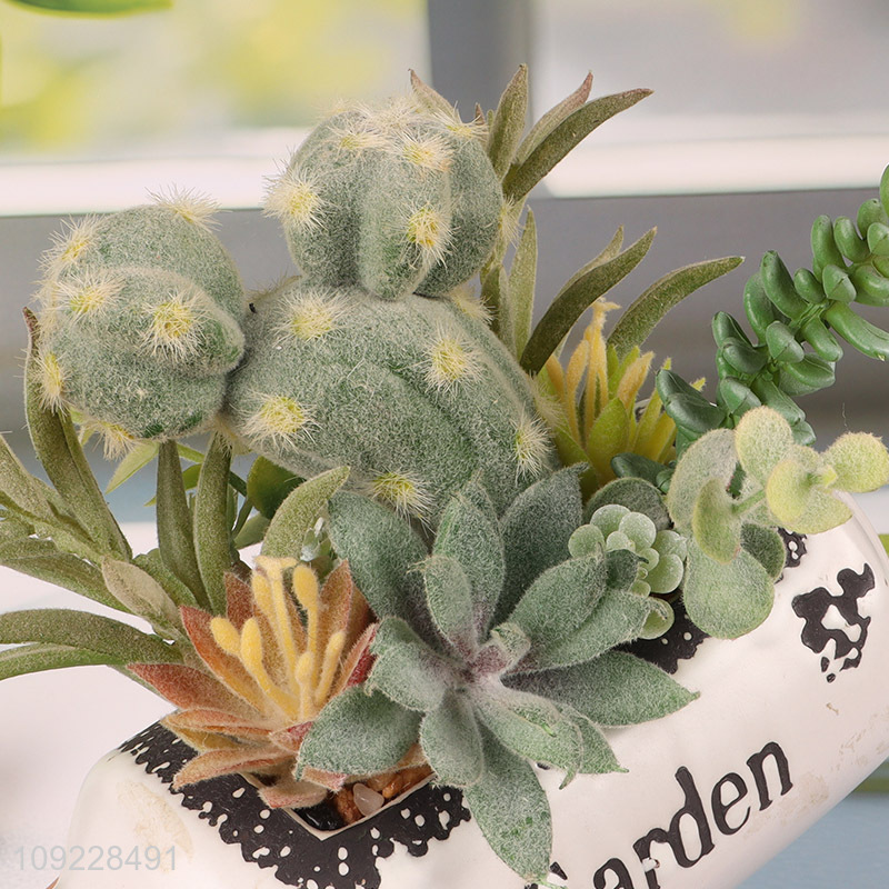 Online Wholesale Small Artificial Potted Plants Faux Potted Plants Fake Plants