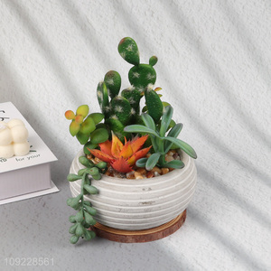 New Arrival Small Artificial Potted Plants Fake Plants for Living Room Decor