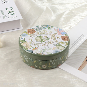 Factory Price Floral Print Metal Tin Box Tinplate Packing Box
