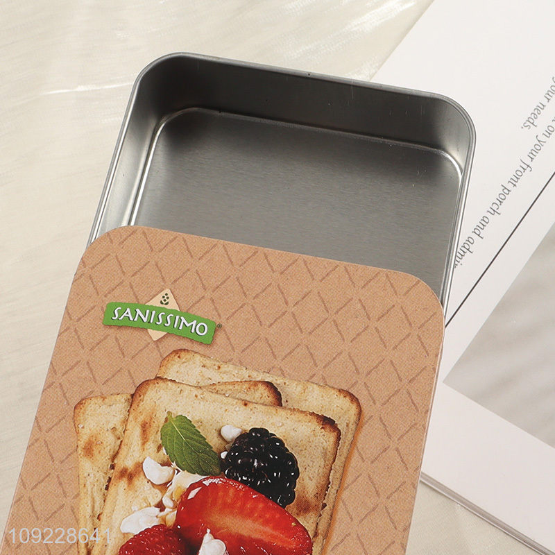 Good Quality Custom Logo Metal Tin Box Slide Top Tin Container