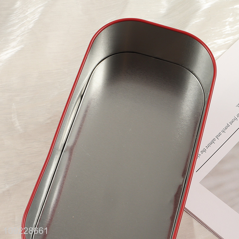 China Product Custom Logo Tin Box Container Tin Packaging Box