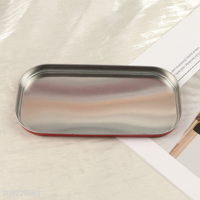 China Product Custom Logo Tin Box Container Tin Packaging Box