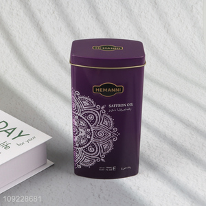 Factory Wholesale Metal Tin Box Empty Tin Container with Lid