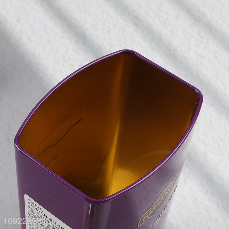 Factory Wholesale Metal Tin Box Empty Tin Container with Lid