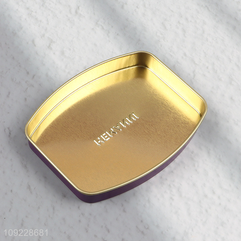 Factory Wholesale Metal Tin Box Empty Tin Container with Lid