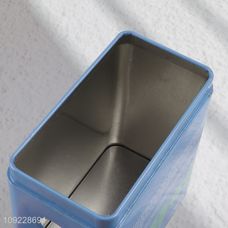 Good Quality Empty Coffee Tin Box Custom Logo Metal Tin Box