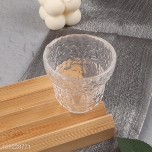 New Product Transparent Glass Tea Cup Mini Kung Fu Tea Cup
