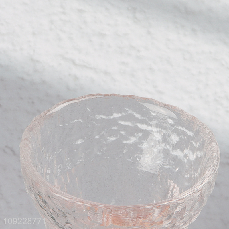 New Product Transparent Glass Tea Cup Mini Kung Fu Tea Cup