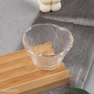 New Arrival Transparent Glass Tea Cup Mini Kung Fu Tea Cup