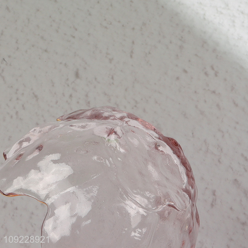 New Arrival Flower Shaped Glass Dipping Plate Seasoning Dish