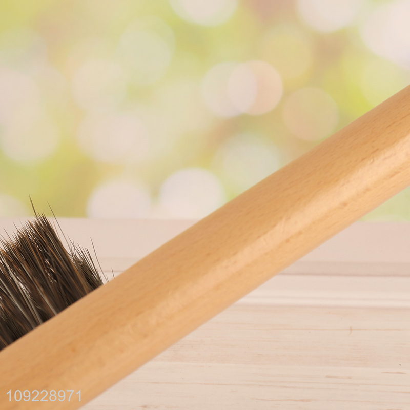 Popular products bed brush bed cleaning tool with wooden handle