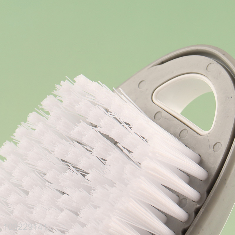 Low price household cleaning brush scrubbing brush clothes washing brush with handle