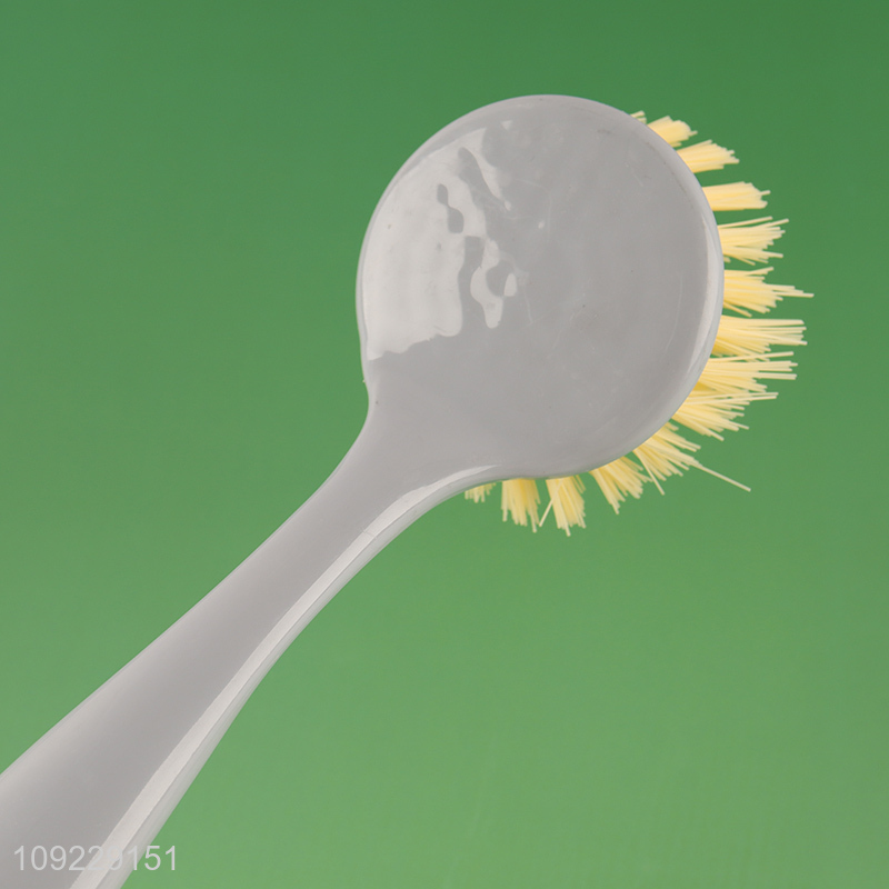Factory supply long handle home kitchen pot brush dish brush for sale