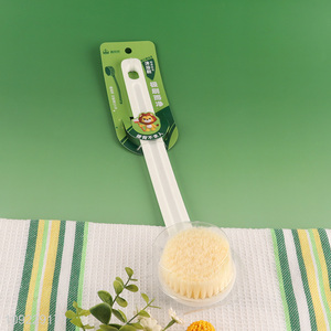 Most popular long handle soft bristle bath supplies bath brush for sale