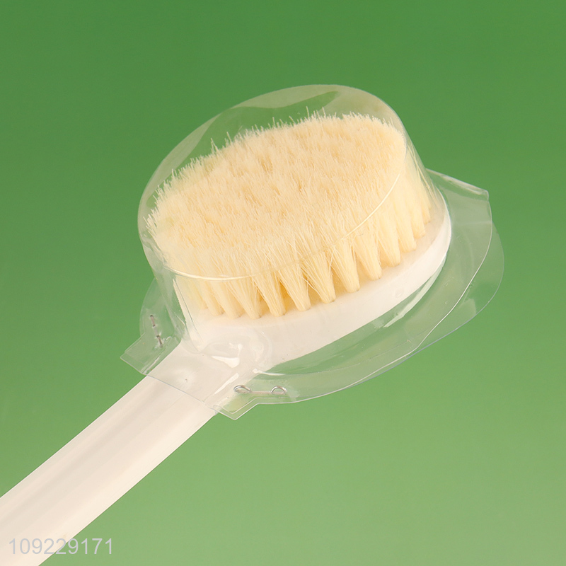 Most popular long handle soft bristle bath supplies bath brush for sale