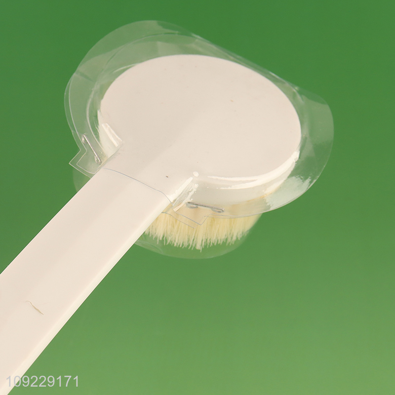 Most popular long handle soft bristle bath supplies bath brush for sale