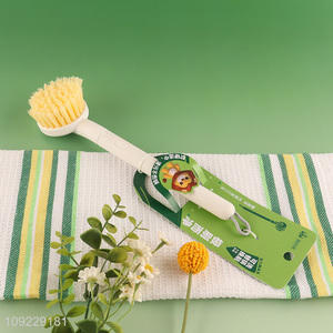 Best sale long handle home kitchen pot brush dish brush wholesale