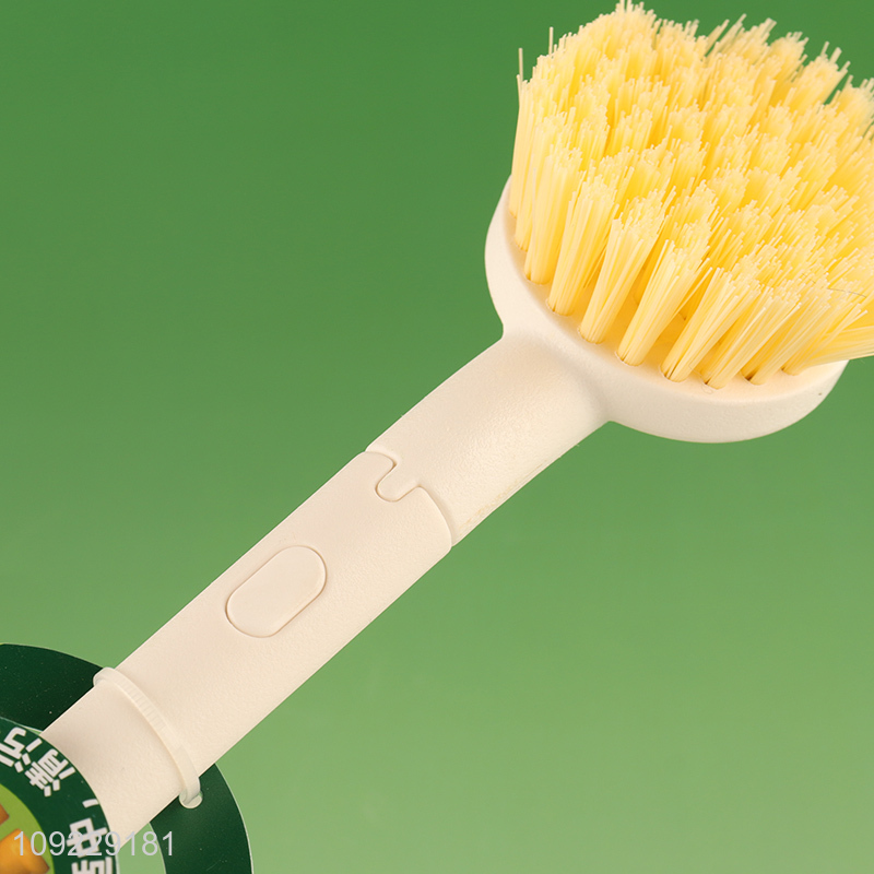 Best sale long handle home kitchen pot brush dish brush wholesale