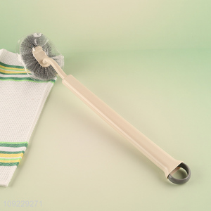Top selling long handle bathroom accessories household toilet brush wholesale
