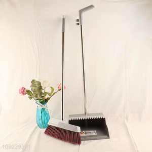 Hot products household cleaning tool long handle broom and dustpan set