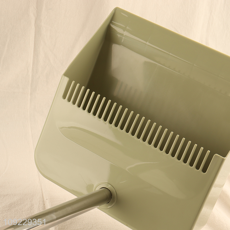 Best quality 2pcs household cleaning tool broom and dustpan set with long handle