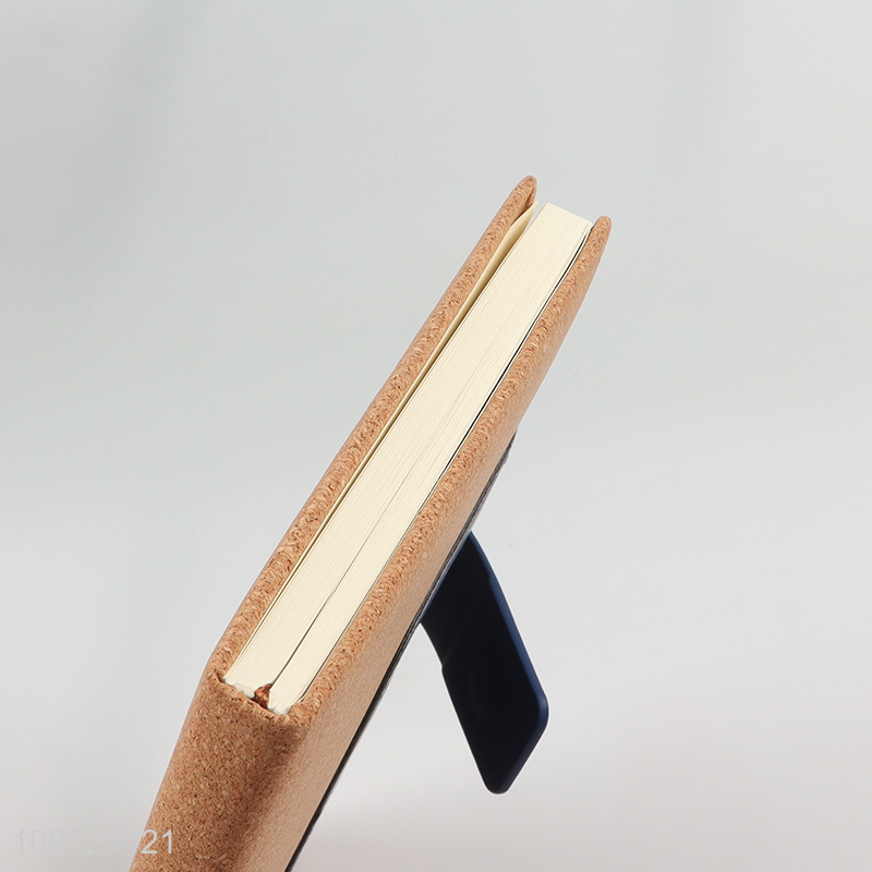 Factory Price A5 Notebook Cork Pattern PU Leather Journal Notebook for Writing