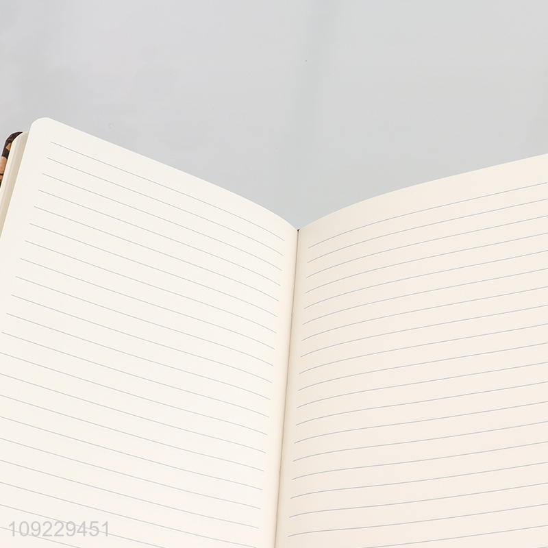 New Arrival A5 Notebook Cork Coffee Grounds Combined PU Leather Lined Notebook