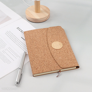 New Product A5 Notebook Cork Pattern PU Leather Journal Notebook for Office