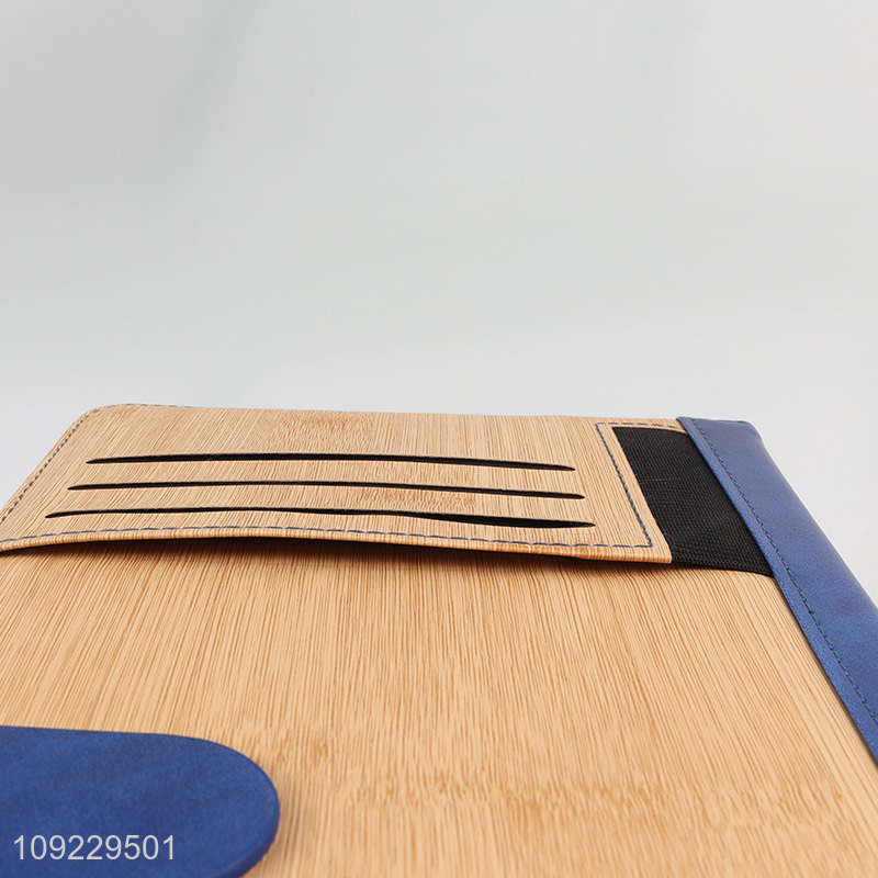 Online Wholesale A5 Notebook Bamboo Pattern PU Leather Lined Notebook for School