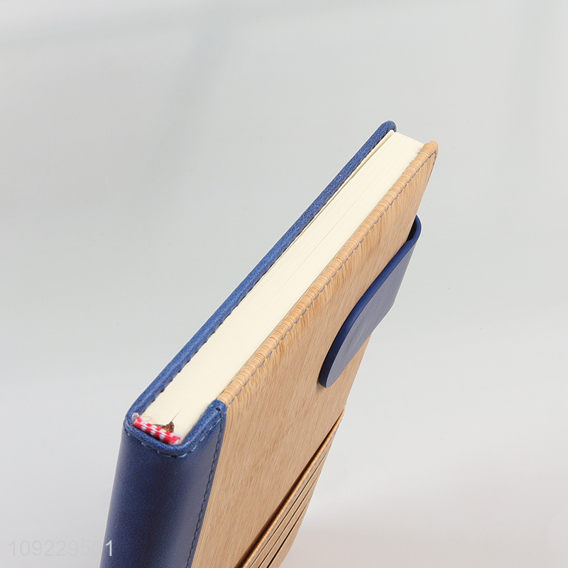 Online Wholesale A5 Notebook Bamboo Pattern PU Leather Lined Notebook for School