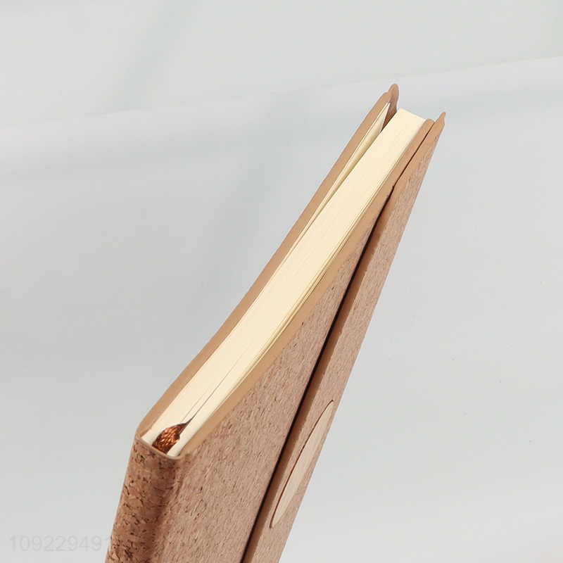 New Product A5 Notebook Cork Pattern PU Leather Journal Notebook for Office