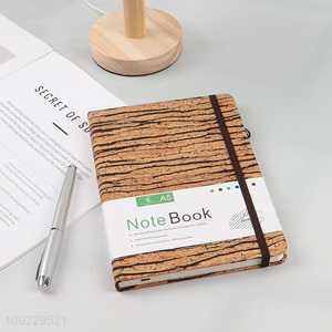 High Quality A5 Notebook Coffee Grounds Cork Cover Journal Notebook for Business