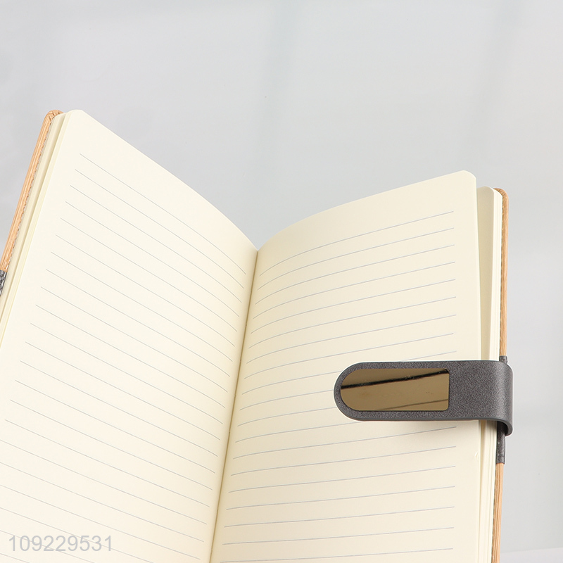 Hot Selling A5 Notebook Bamboo Pattern PU Leather Hardcover Notebook for Office