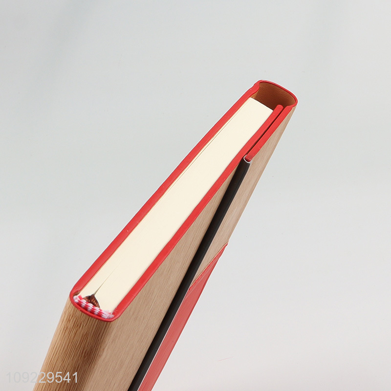 Wholesale A5 Notebook Bamboo Pattern PU Leather Journal Notebook for Office School