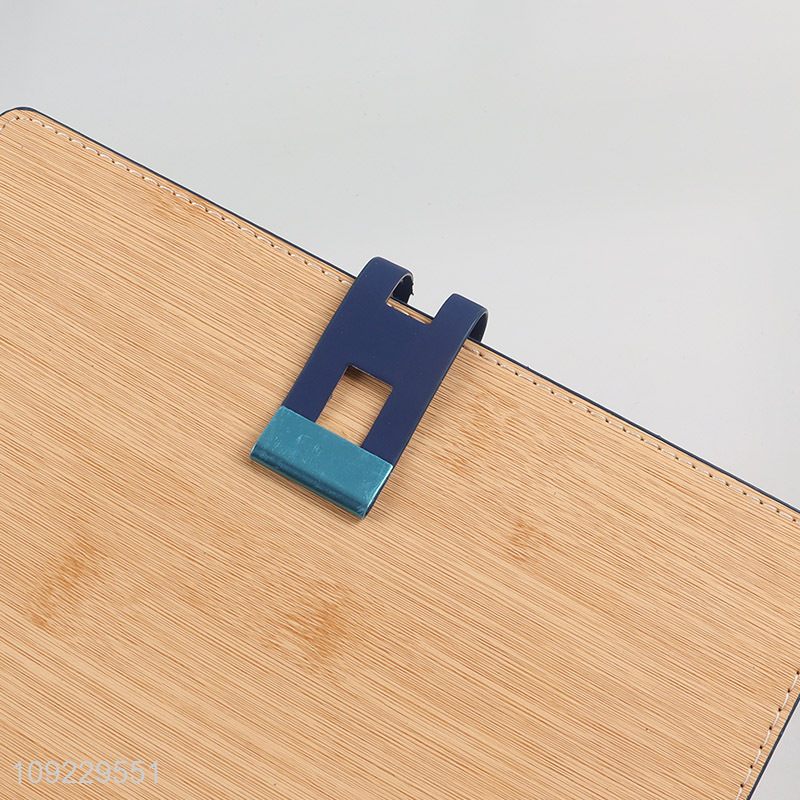 Factory Price A5 Notebook Bamboo Pattern Notebook PU Leather Journal Notebook