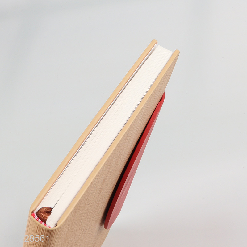 High Quality A5 Notebook Bamboo Pattern PU Leather Notebook for Home Business