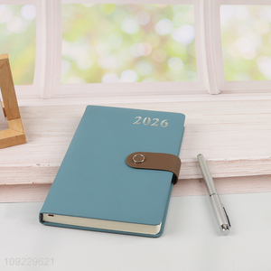 New Product A5 Notebook PU Leather Ruled Journal Notebook for Office Business