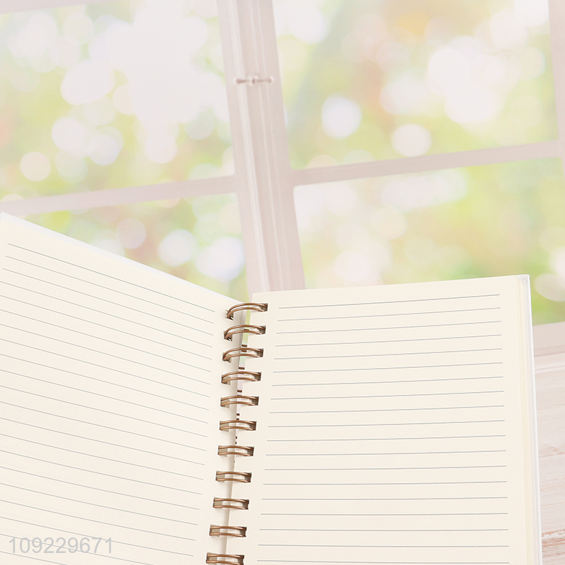 Good Quality A5 Notebook Spiral Ruled Notebook Hardcover Lined Journal Notebook