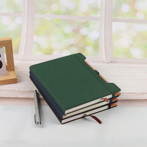 High Quality A5 Notebook PU Leather Cover Lined Notebook for School College