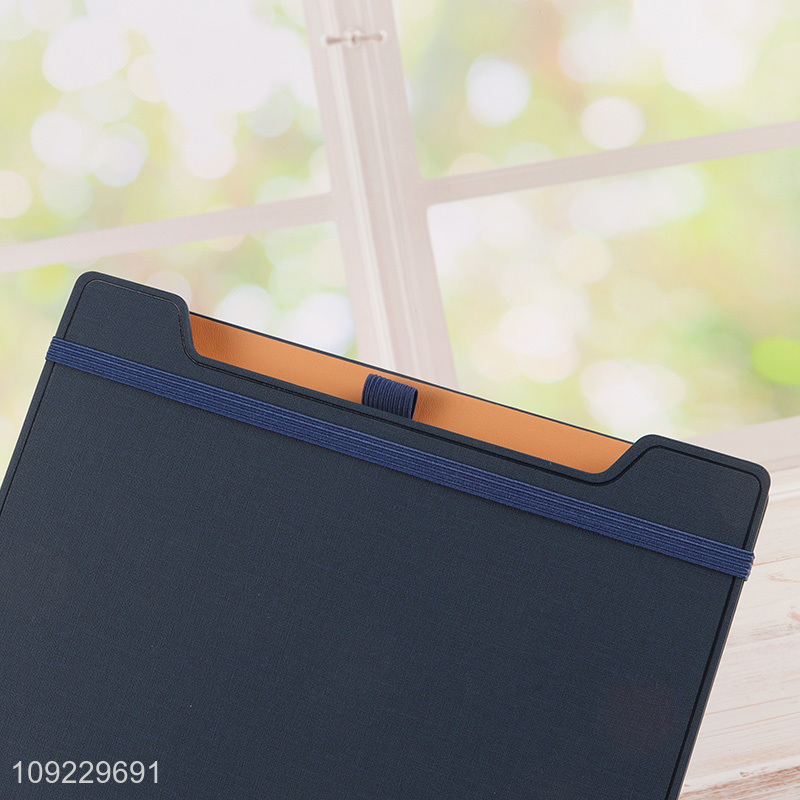 High Quality A5 Notebook PU Leather Cover Lined Notebook for School College