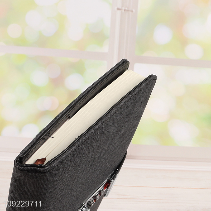 New Arrival A5 Notebook PU Leather Lined Journal Notebook for Office School