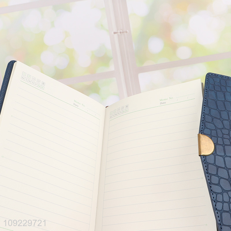 Good Quality A5 Notebook PU Leather Hardcover Notebook for Home Office