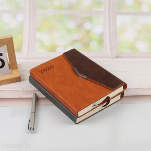New Product A5 Notebook PU Leather Cover Ruled Journal Notebook for Writing