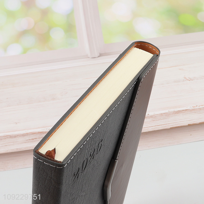 New Product A5 Notebook PU Leather Cover Ruled Journal Notebook for Writing