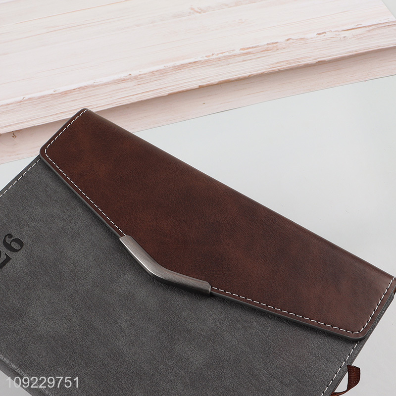 New Product A5 Notebook PU Leather Cover Ruled Journal Notebook for Writing