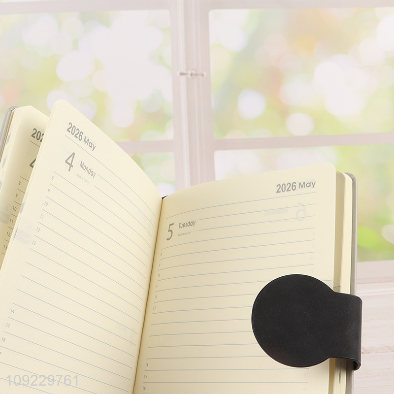 Good Quality A5 Notebook PU Leather Lined Notebook for Business School College