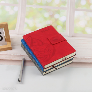 High Quality A5 Notebook PU Leather Lined Journal Notebook for Office School